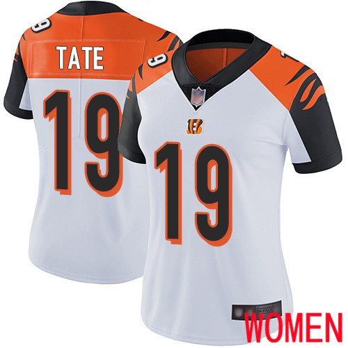 Cincinnati Bengals Limited White Women Auden Tate Road Jersey NFL Footballl 19 Vapor Untouchable